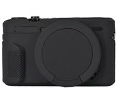 Para Canon G7 X Mark II Funda protectora de silicona Cubierta de cámara antideslizante Negro