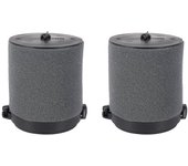 2x Conjunto de filtro de aire apto para 1/5 hpi km Rovan Baja 5b 5t 5sc para 23cc 26cc 29cc 30.5cc 32cc motor para