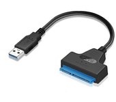 Cable adaptador de disco duro USB 3.0 a Sata Iii con cable de conexión de controlador duro de computadora de luz led para unidades de estado sólido...