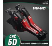 Para Aprilia Rs 660 2022-2023 Rs660 2022 Motopa Motocicleta Rs 660 Ajustable CNC 5d Mango de maneta de embrague de freno de aluminio Y