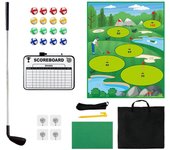 Batalla de golf con palo y tapete de bateo Tapete de bateo de golf para diversión familiar en el patio trasero Multicolor 120cmx150cm