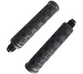 Empuñadura de manillar de goma antideslizante de 2 piezas para scooter eléctrico HX X7 X8 X9 js