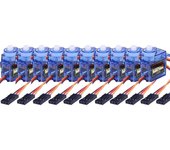 10PCS SG90 9G mini servo servo motor para aviones RC brazo robótico servo motor de ala fija control para aire Como se muestra