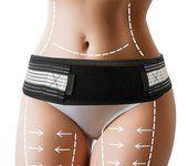 El cinturón analgésico definitivo para la ciática y el dolor lumbar-YNP negro realzado 140cm