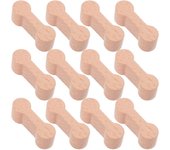 16pcs Conector de Vías Férreas de Tren de Madera Conector de Vía de Expansión Pieza de Juguetes Ferroviarios Como se muestra 3.30X1.20X1.00CM