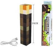 Antorcha de piedra rojiza Luces nocturnas LED Lámpara de mesa recargable USB Lámpara de decoración de sala de estar Lámpara de juguete para niños R...