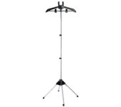 Soporte de vapor - Soporte de vapor telescópico plegable para ropa, percha para ropa de vapor, estante de vapor para ropa -bp JU Negro
