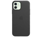 Para iPhone 12/12 Pro - Funda de cuero con MagSafe, funda de teléfono elegante y protectora Negro