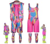 Barbie Traje de ropa deportiva para hombres y mujeres cosplay Halloween disfraz Mujer S