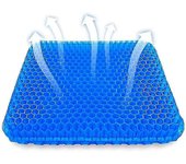 Gel Cojín de asiento Ortopédico Decúbito Cojín de asiento Gel Cojín de silla cojín con antideslizante