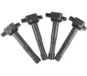 Nueva bobina de encendido de 4 piezas para 2002 2011 Honda Accord Civic Elements Cr v S2000 30520 pna 007 673 2301 negro