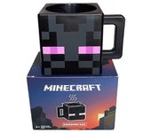 Taza de Minecraft Taza de café de cerámica esculpida en 3D única Negro