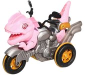 Dinosaurio Motocicleta Niños Regalos Juguete para niños Control remoto DIY Creative Deformation Car Toys Rosa