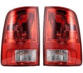 Luces de freno traseras WHMH Luces traseras para Dodge Ram 2009-2018 55277414AC 55277415AC, indicador de luz de freno trasera luz de señal de giro,...