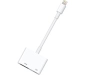 2025 Nuevo adaptador AV digital Lightning a adaptador Hdmi 1080p con puerto de carga Lightning para modelos selectos de Iphone, Ipad y Ipod y Tv Mo...
