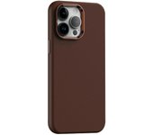 Para iPhone 12 / 12 Pro 6.1 pulgadas Cubierta PC + PU Cuero Anti-Caída Funda Magnética para Teléfono Celular Marrón