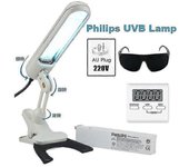 Uvb 311nm Fototerapia UVB vitíligo, psoriasis, eczema, tratamiento de problemas de piel, lámpara ultravioleta 110v/12 220V AU PLUG