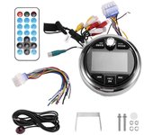 radio de barco MP5 marino estéreo fuente multimedia reproductor multimedia am fm rds receptor de video play bluetooth para ATV UTV SPA RZR Como se ...