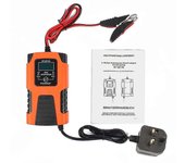 12v 6v Coche Motocicleta Jump Starter Mantenedor portátil Cargador de batería de energía Rojo UK