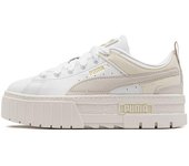 Zapatillas Mujer Puma Mayze Raw Muted Blanco Gris Cuero 38
