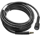 Manguera de lavadora de alta presión de 10 m Tubería de limpieza de arandela elástica resistente al aceite para Karcher K2-K5 Negro