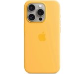 Para Apple iPhone 15 Pro Funda de silicona con MagSafe Sol