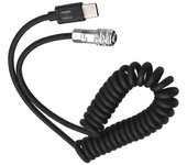 Cable de alimentación USB C para BMPCC 4K y 6K con protecciones de seguridad Durabilidad Black