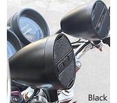 Motocicleta a prueba de agua Reproductor de MP3 Amplificador Loudspeake Reproductor de música 12V Radio FM Estéreo Altavoz compatible con Bluetooth...