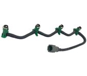 Manguera de fuga del inyector de combustible del tubo de retorno de combustible adecuada para Mondeo Focus Cmax 1.6 TDCI AV6Q9K022AB Como se muestra