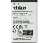 Batería vhbw compatible con Technisat DIGITRADIO 2S, 1S, 2, 1 teléfono móvil teléfono inteligente (1200 mAh, 3,7 V, iones de litio) sin color/bater...