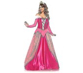 Adulto Aurora Princesa Disfraz de Vestido Mujer Halloween Cosplay XXL