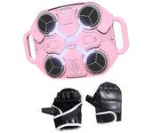 Música Boxeo Máquina de Entrenamiento Equipo de Boxeo Boxeo Electrónico Pared Objetivo Negro Rosa 40.5cmx28cmx4.5cm