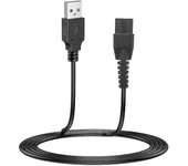 Cable de alimentación compatible con cortacésped Manscaped 3.0 y 2.0 Mejor recortador de pelo de ingle Manscaping eléctrico, cable para la nariz de...