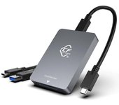 Adaptador CFexpress Tipo A Lector de Tarjetas USB3.1 Gen2 10Gbps para Windows XP con Cable para SLR Gris oscuro