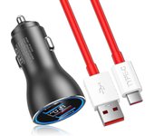 80w Supervooc Allume Cigare Pour Oneplus 10 Pro/nord 2t, Allume Cigare Usb Avec Cble Usb C 1m, 2 Por