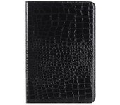 Para Ipad Pro 12.9 pulgadas Crocodile Texture Tablet Case Negro