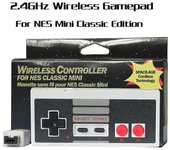 Mando inalámbrico Gamepad Game Joypad Joystick Controller para Nintendo NES Mini Classic Edition Console Controller Accesorios 2 PIEZAS