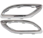 1 par de embellecedor de tubo de escape trasero adecuado para Mercedes W177 a W238 E W205 C 2058852221,2058852321 e20241122523