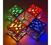 Minecraft Iluminar la linterna de piedra Mineral de diamante Seguro para mantener alejados a los cerdos Night Light Miners Lamp Fans Gift