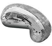 Decoración de bola de discoteca derretida, decoración estética de la habitación con estilo único funky, maximal