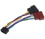 Cable adaptador de sonido de radio de coche Zócalo ISO de 16 pines para Kenwood / JVC