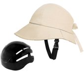 Casco de bicicleta Sombrero en forma de casco Sombrero de pesca Sombrero para el sol Casco de ciclista Tipo de sombrero Gorra de casco para el trab...