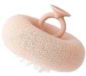 Sunflower venttion cup bath ball professional exfoliating body scrubber para mujeres hombres Carne rosa