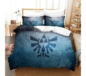 HOUKIG Juego de fundas nórdicas The Legend of Zelda Juegos de ropa de cama para niños Niños Niñas Funda nórdica impresa en 3D Juego competitivo Col...