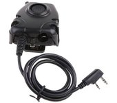 Unbrand Auriculares militares Z-tactical PTT para radio portátil Kenwood KG-UVD1P KG-679