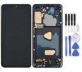 Wigento Para Samsung Galaxy S21 Plus Pantalla TFT con marco negro Reparación de piezas de repuesto