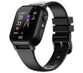 Kids Smart Watch Sos Gps Location Video Call Sim Card For Children Smartwatch Camera Waterproof Watch For Boys Girls Present negro