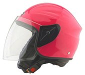 Motocicleta Moto Scooter Casco de Seguridad 101 color de rosa