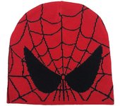 Unbrand Hombres Lady Spider Man Jersey Beanie Hat Otoño Invierno Gorra Cálida Disfraces Disfraces Regalos Rojo