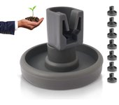 Linkrunning Cesta inferior para lavavajillas Juego de 8 rodillos para cesta de lavavajillas - piezas de repuestoAdecuado para AEG Favorit, Privileg...